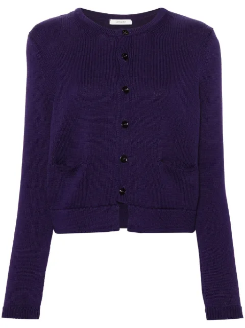 LEMAIRE crew-neck cotton cardigan