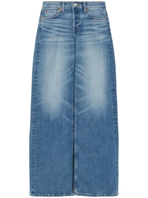RE/DONE jeans anchos con tiro medio
