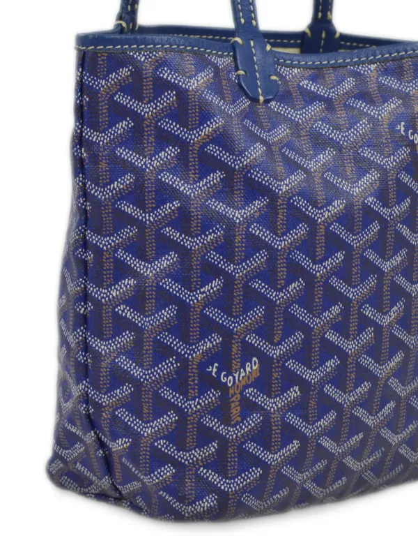 Goyard Pre Owned 1990 2000 St. Louis Junior Tote Bag Blue FARFETCH AE