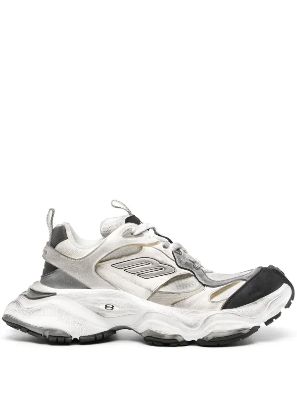 Balenciaga Cargo panelled sneakers men Nylon Polyester Rubber Fabric Polyurethane 45 Grey