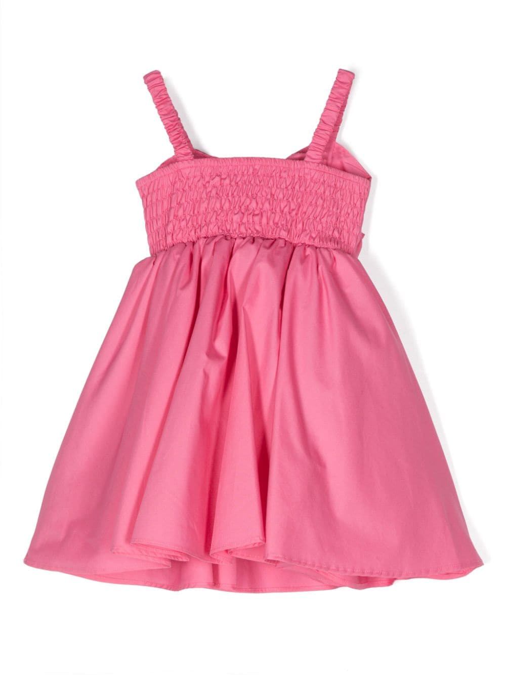 Shop Miss Grant Bow-detail Poplin Dress In Pink