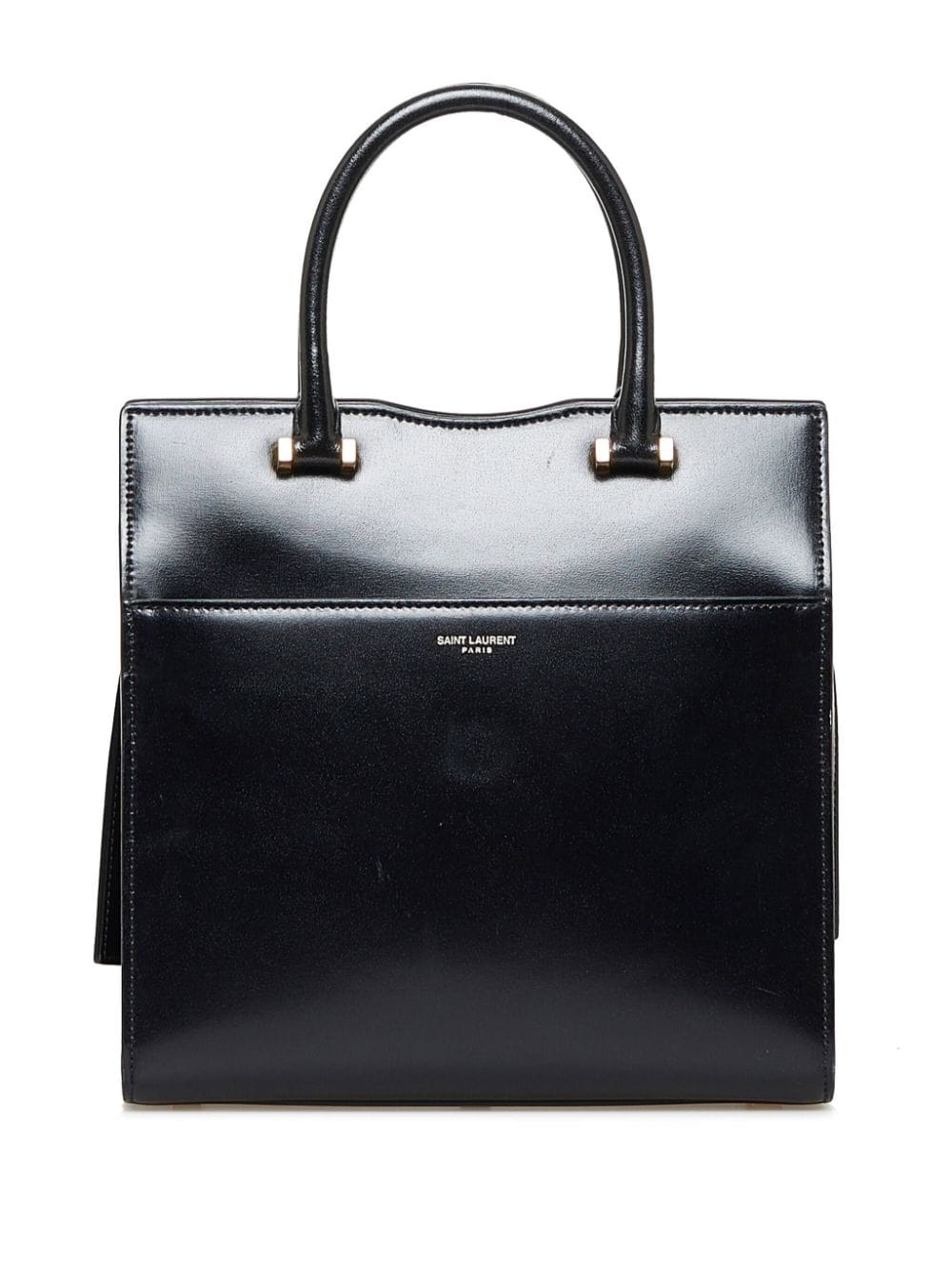 Pre-owned Saint Laurent 2019 Uptown Handbag In Black