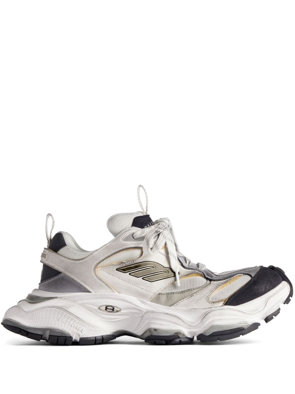 Shop Balenciaga Cargo Sneakers In White