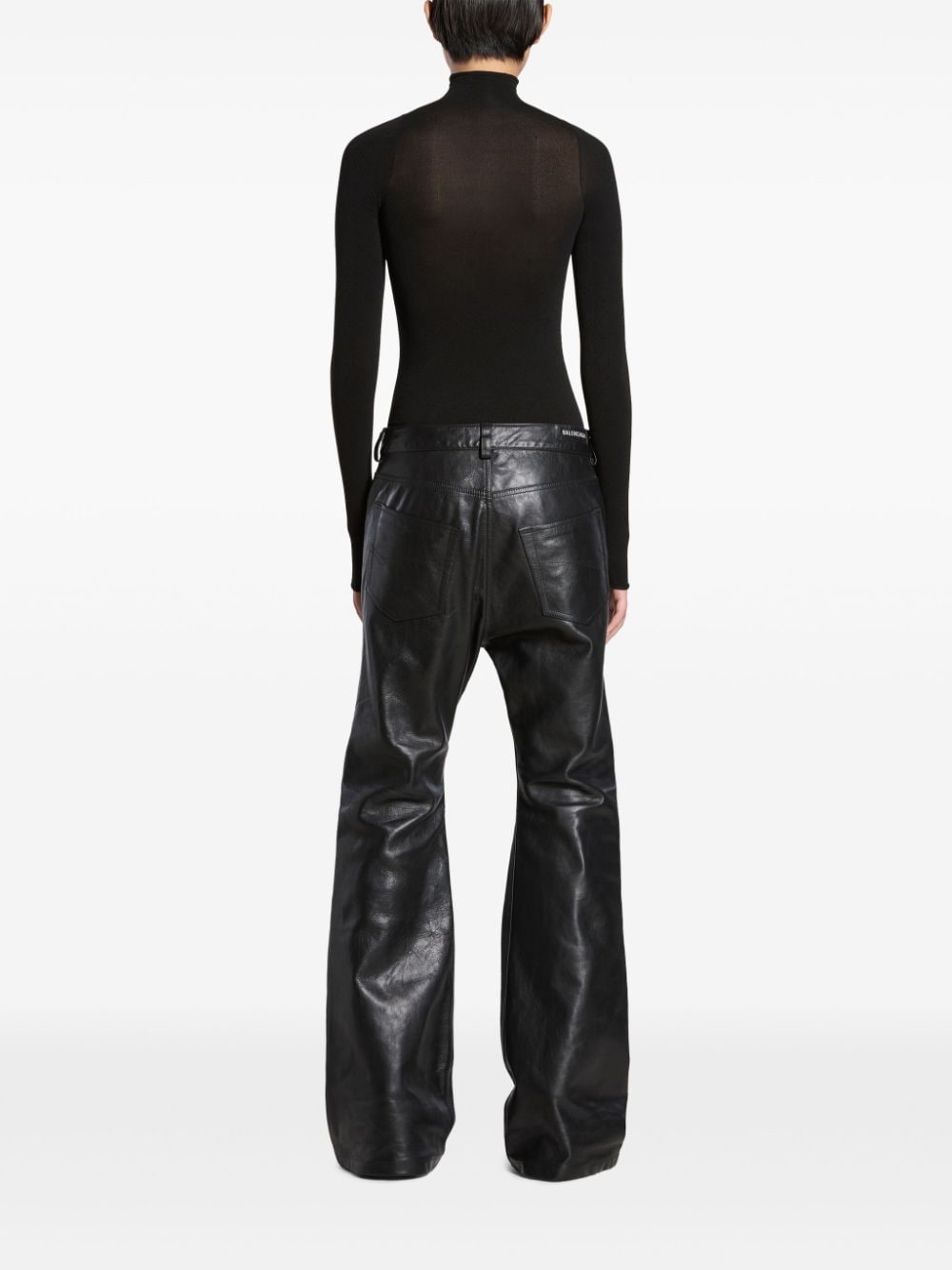 Balenciaga Flared broek Zwart
