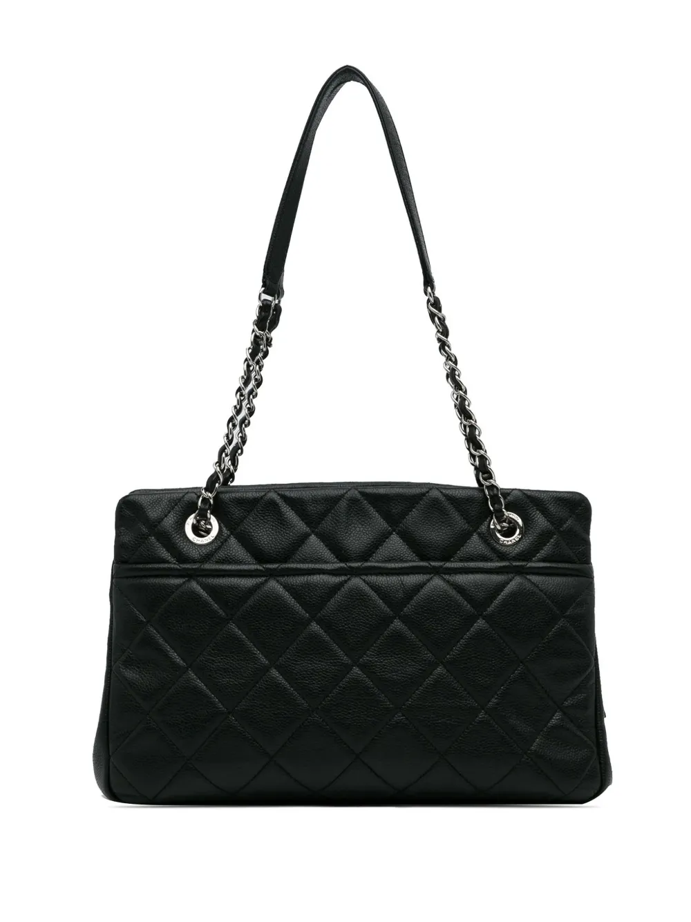 CHANEL Pre-Owned 2012-2013 gewatteerde shopper - Zwart