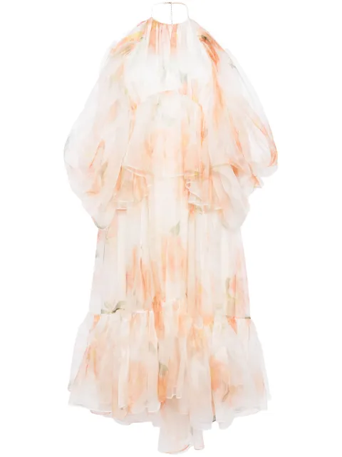 ZIMMERMANN Natura organza midi dress
