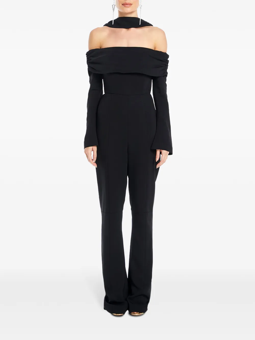 De La Vali off-shoulder jumpsuit | Full Length | Image 2