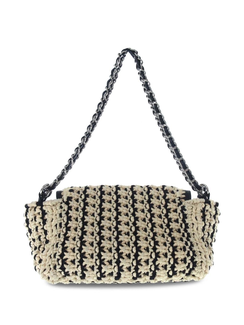 CHANEL Pre-Owned 2004-2005 CC turn-lock crochet shoulder bag - Beige