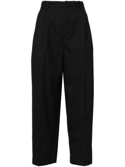 JNBY high-rise tapered-leg trousers