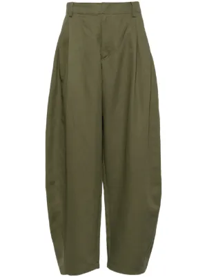 Fumito Ganryu サルエル カーゴパンツ | グリーン | FARFETCH JP