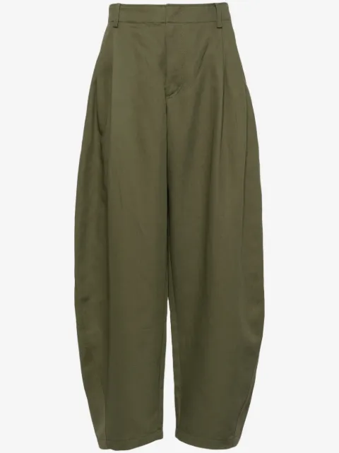 CROQUIS cotton-blend tapered trousers