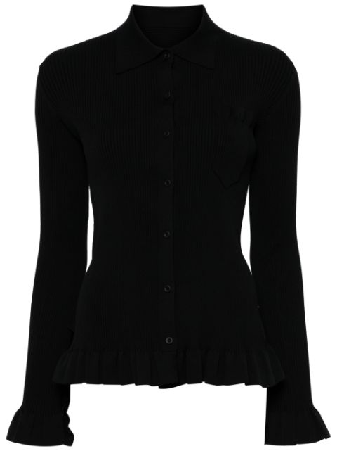 JNBY ruffle-sleeve cardigan