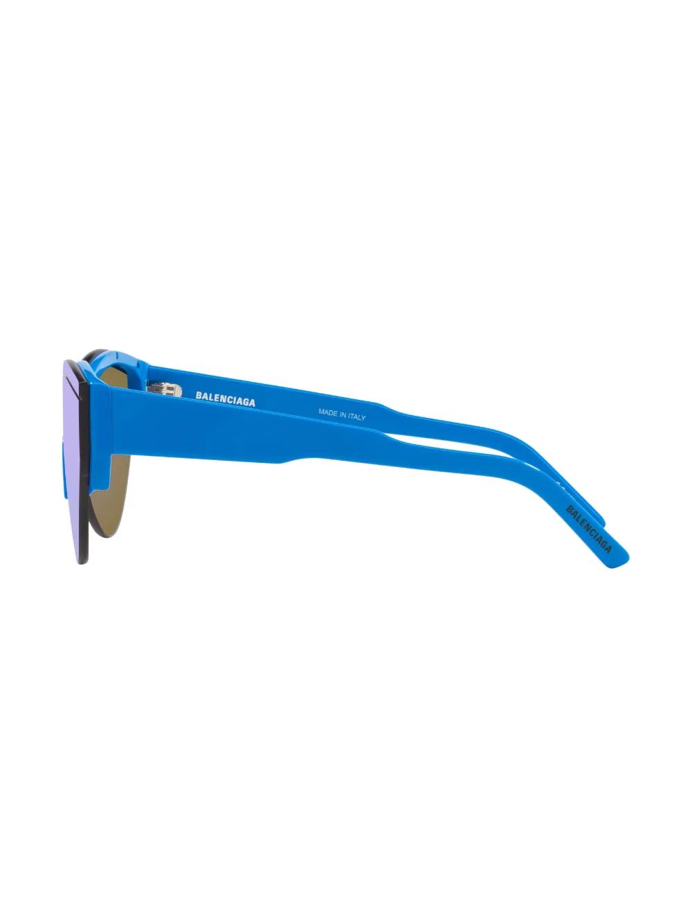 Balenciaga Eyewear Ski Cat zonnebril Blauw