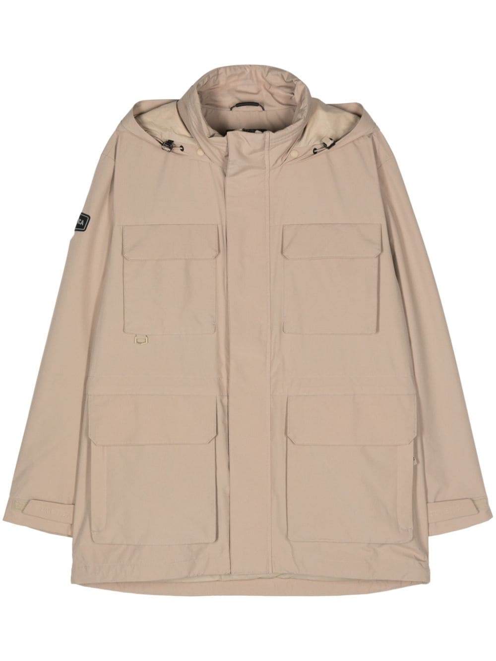 Duvetica Zinex Hooded Jacket In Brown