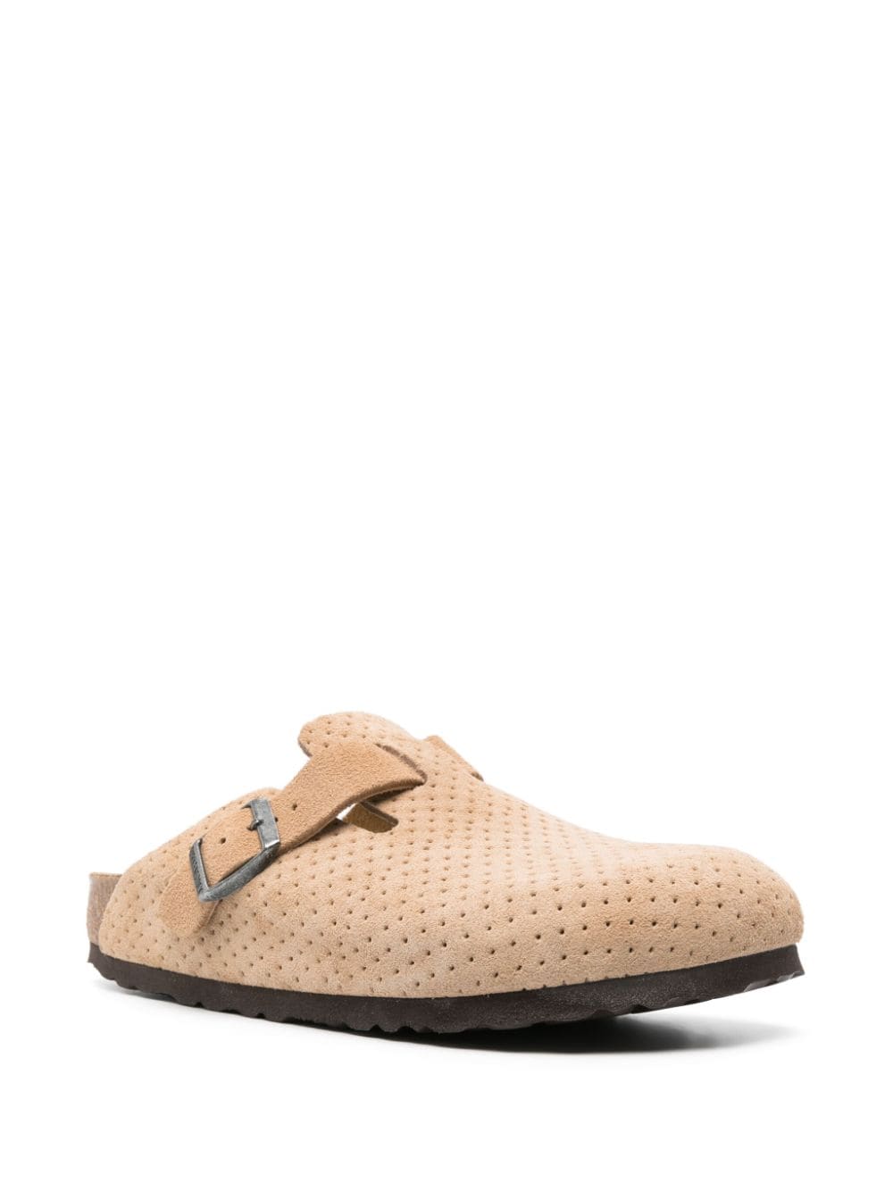 Image 2 of Birkenstock Boston BS perforated suede mules