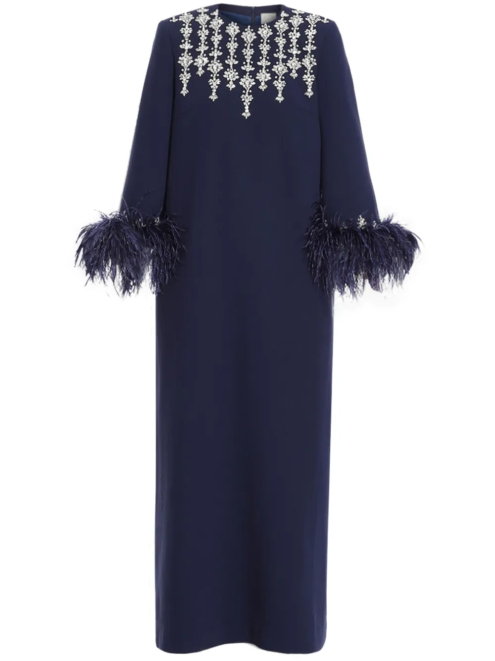 Huishan Zhang Elias Crystal-embellished Dress In Blue