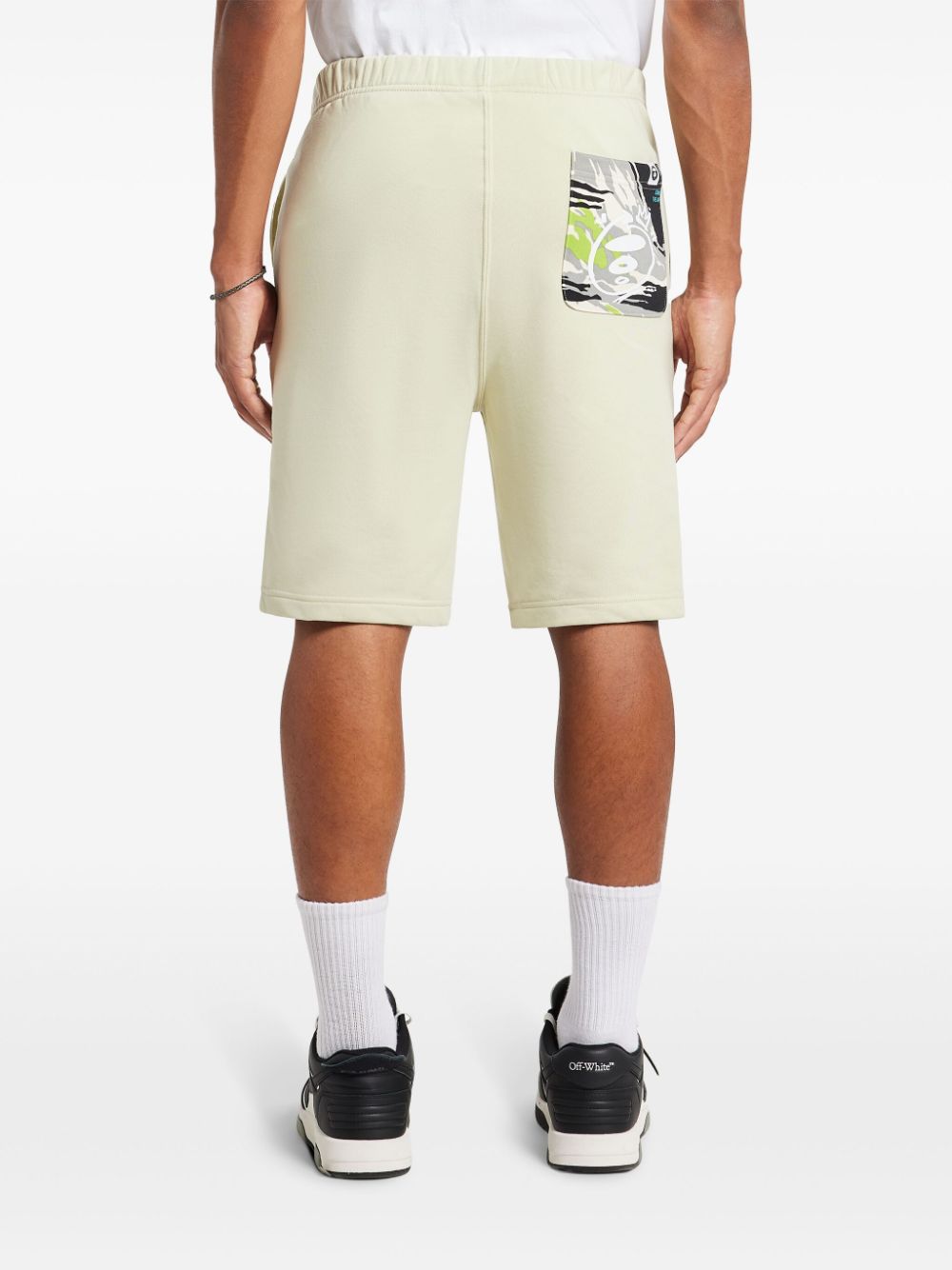 AAPE BY *A BATHING APE graffiti print sweatshorts Men