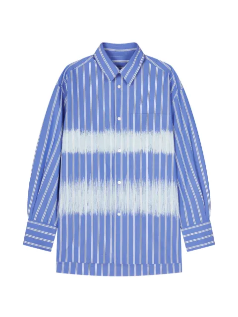 CROQUIS stripe-pattern cotton-blend shirt