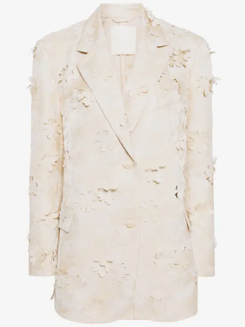 JNBY blazer con aplique floral