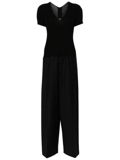 JNBY patchwork wool jumpsuit Women