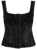 JNBY corset denim top - Blue