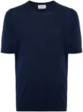 John Smedley Kempton knitted cotton T-shirt - Blue