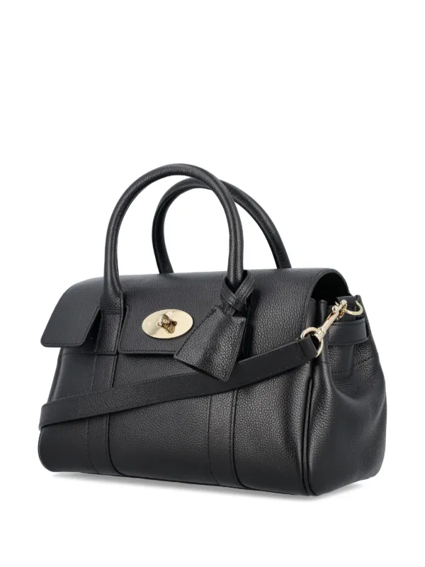 ☆Mulberry Bayswater☆Black Mulberry | Small Zipped Bayswater | Black Small Classic Grain
