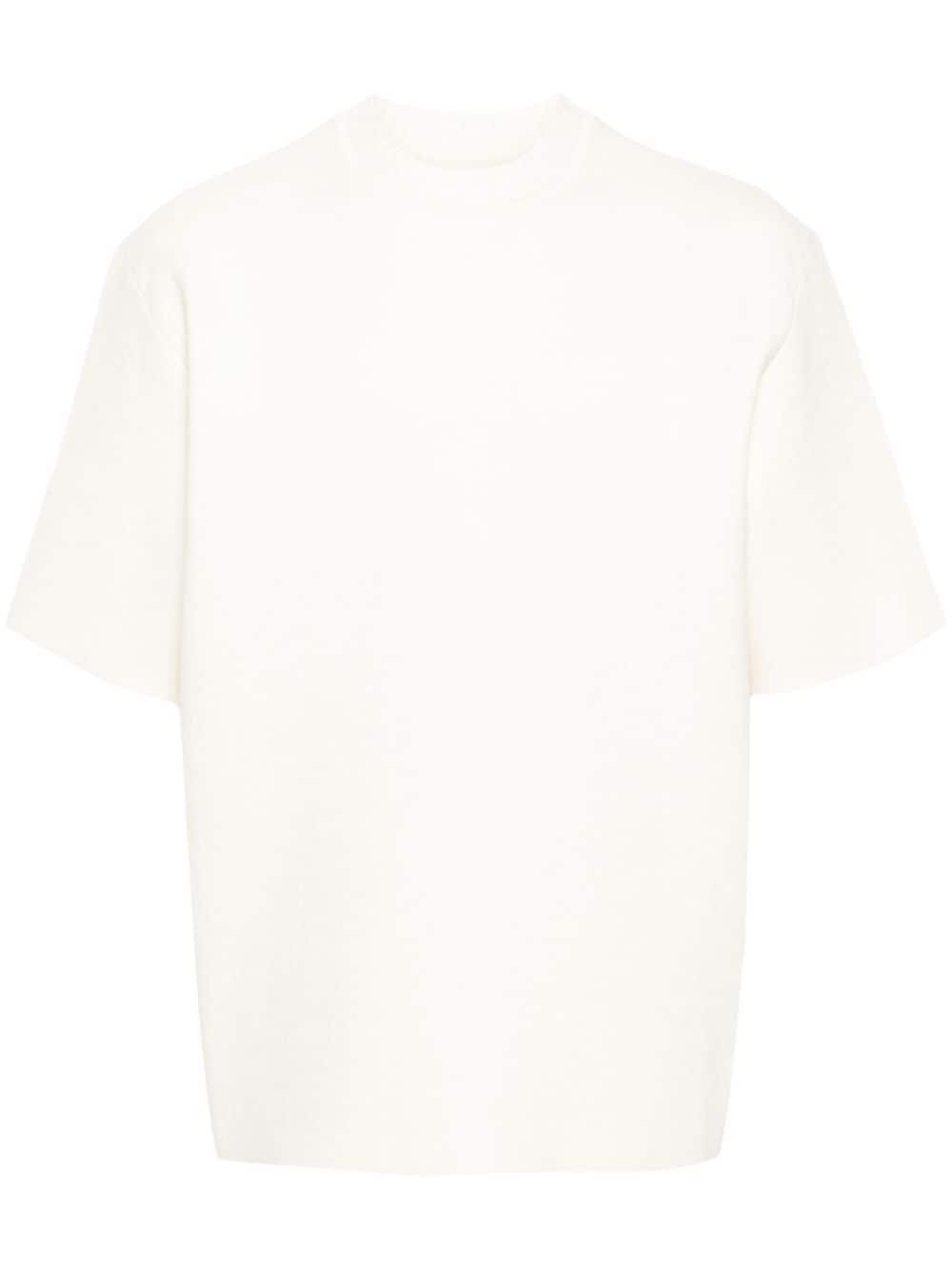 Mackage Short-sleeve Raw-cut Sweatshirt In Gray