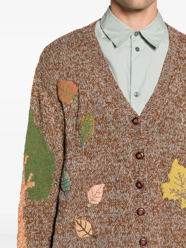 STORY mfg. Twinsun Organic Cotton Cardigan | Brown | FARFETCH