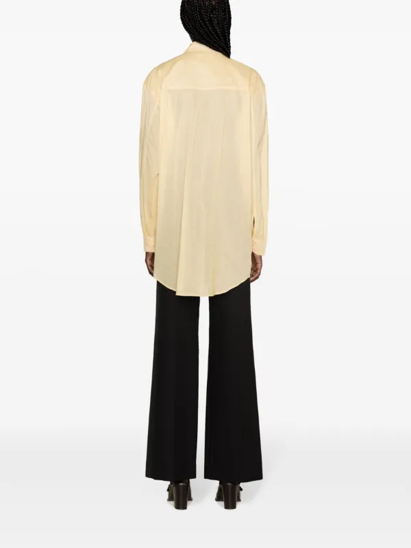【関税込み】LEMAIRE イエロー リラックス Tシャツ 5．6oz ハイクオリティーTシャツ 5001－01 021