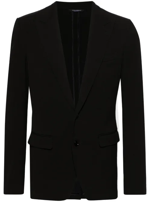 Blazer à simple boutonnage - Dolce & Gabbana - Modalova