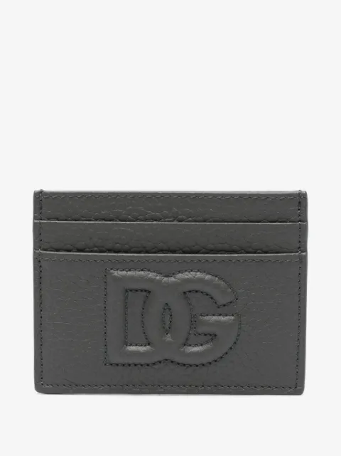 Dolce & Gabbana tarjetero con logo en relieve