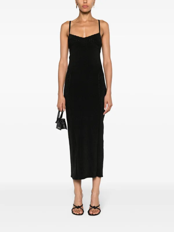 Jacquemus - The Fiesta Midi Dress - Black - Size : 40 Jacquemus - The Fiesta Midi Dress - Black - Size : 40