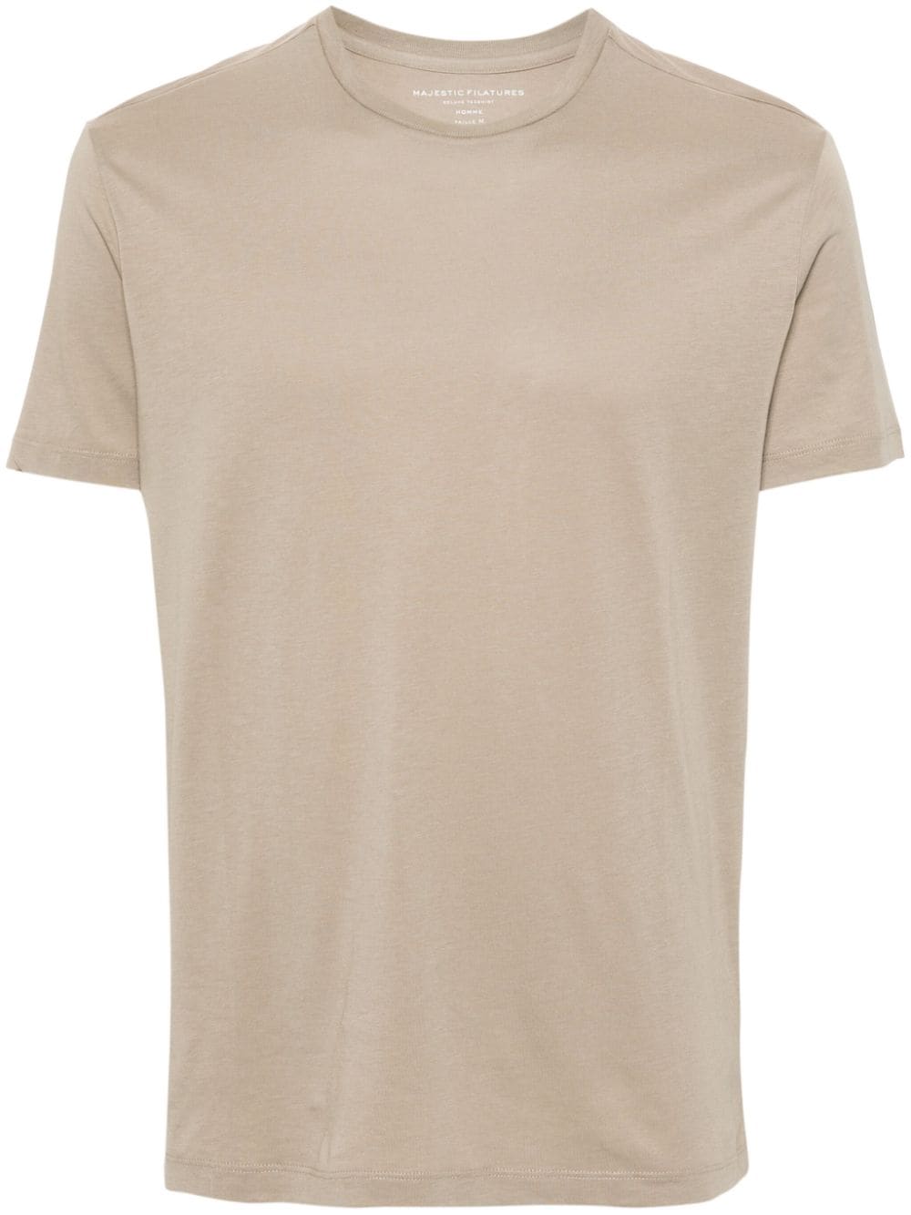 Majestic Short-sleeve T-shirt In Brown