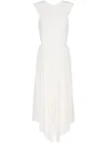 JOSEPH Silky Vichy Danube silk dress - Neutrals