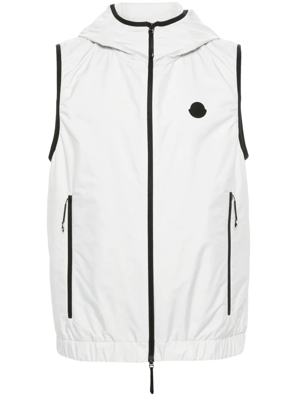 Moncler Bodywarmer met logopatch Grijs