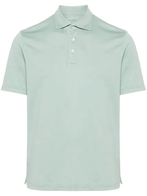 Fedeli cutaway-collar polo shirt