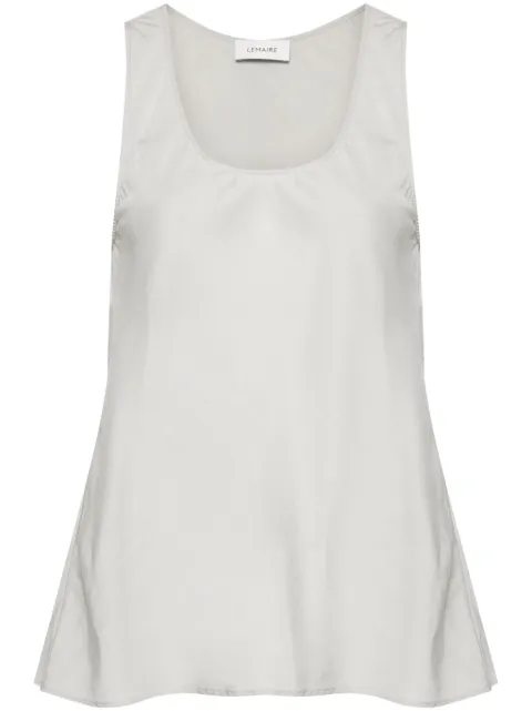 LEMAIRE top con cuello redondo