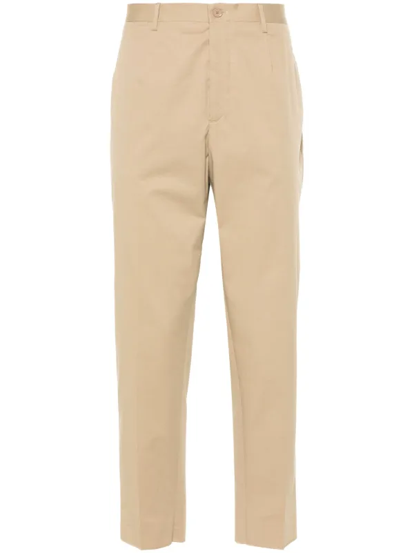 Etro Pegaso-motif Chinos in Neutrals