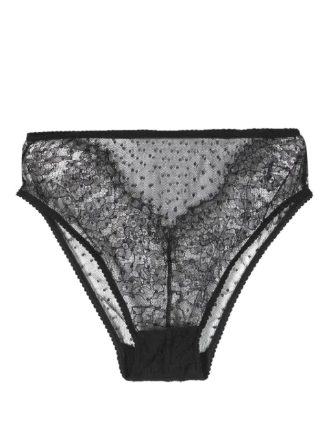 Dolce & Gabbana point d'esprit sheer briefs