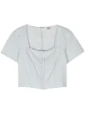 Levi's Pascale striped denim blouse - Blue