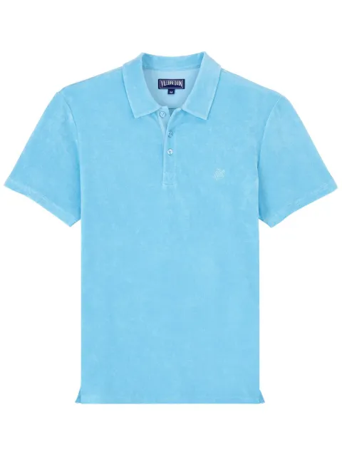 Vilebrequin logo-embroidered organic cotton polo shirt