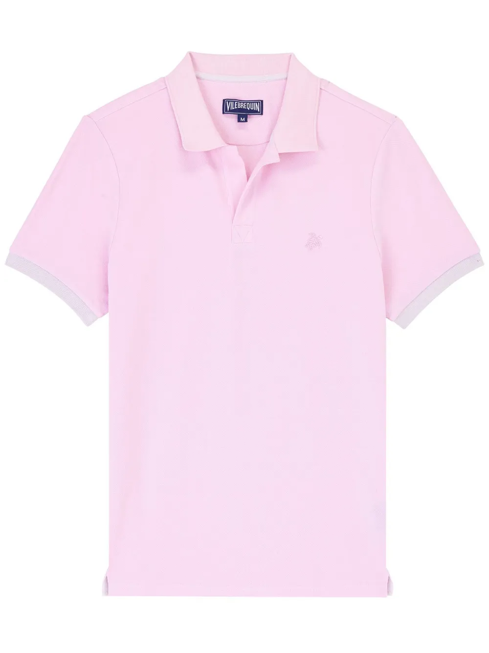 logo-embroidered organic cotton polo shirt