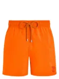 Vilebrequin Swim Shorts Water-reactive Noumea Sea Shells - Orange