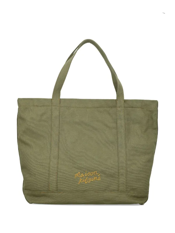 【関税込み】Fox Head Large Shopper Bag - Maison Kitsune - Le FOX HEAD LARGE TOTE | Maison Kitsuné