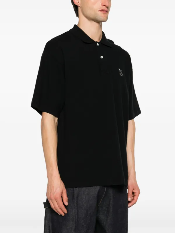 Maison Kitsuné Chillax Fox ポロシャツ | ブラック | FARFETCH JP