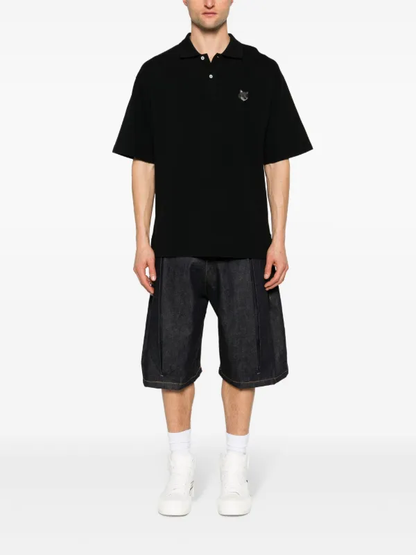 Maison Kitsuné Chillax Fox ポロシャツ | ブラック | FARFETCH JP