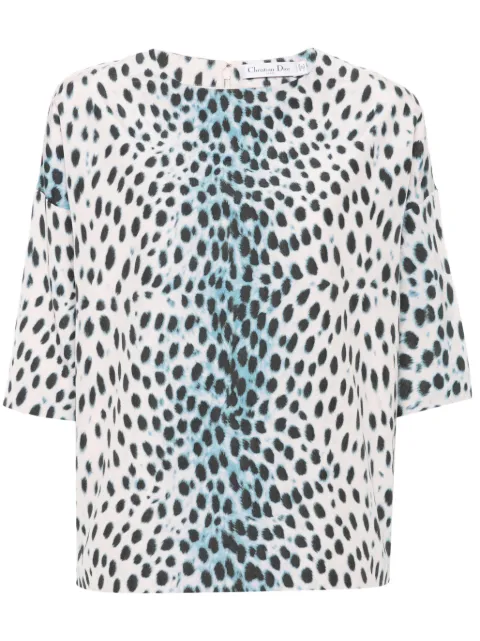 Christian Dior 2010s animal-print blouse Women