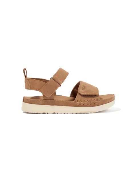 UGG Kids suede touch strap sandals