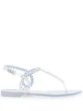 Aquazzura Almost Bare eyelet-embellished sandals - Neutrals